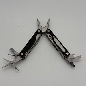 Leatherman Charge Multitool Black Silver Pliers 154CM Knife Saw File Scissors